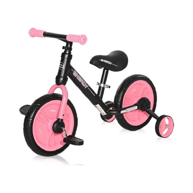 LORELLI BICIKL BEZ PEDALA ENERGY 2U1 - BLACK & PINK